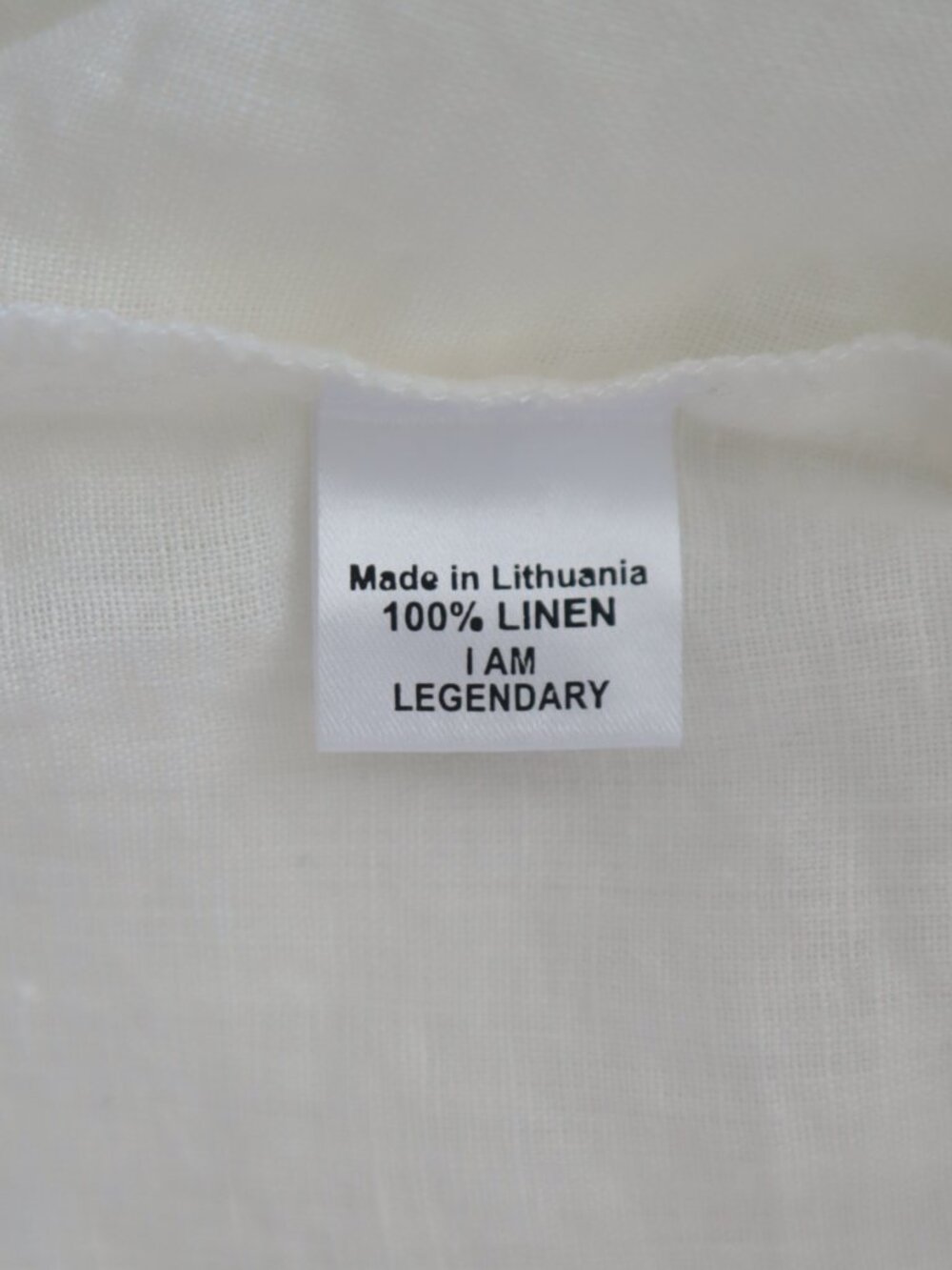 FLAX White Linen Sleeveless Top | S - Picture 3 of 6